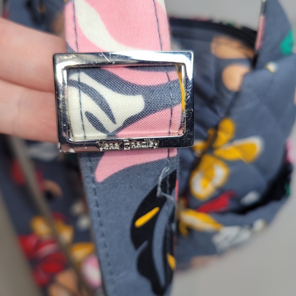 Vera Bradley Quilted Tropical Floral Shoulder Bag - Picture 6 of 6